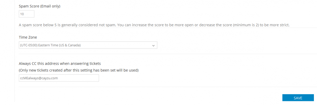 Set up a permanent CC