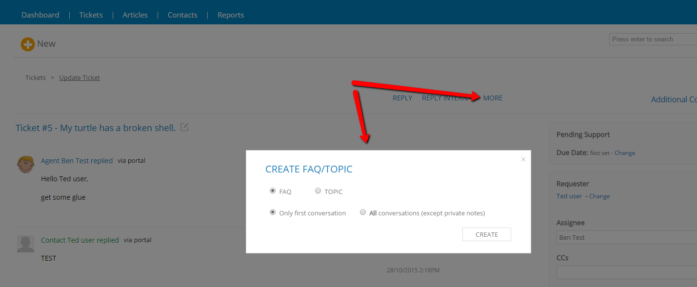 Create FAQs on the fly