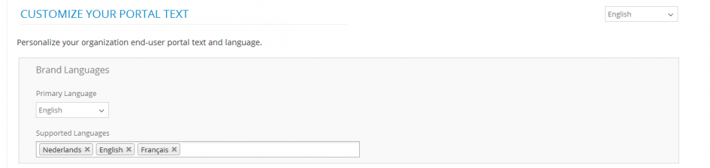 Enhanced multi language support - Cayzu Help Desk