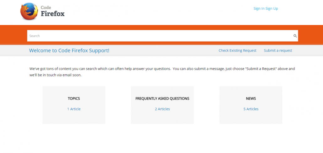 Self service help desk portal