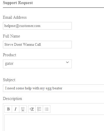 Add help right to your web site with Cayzu's support widget!
