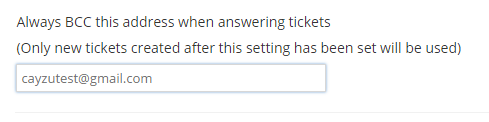 BCC an email address